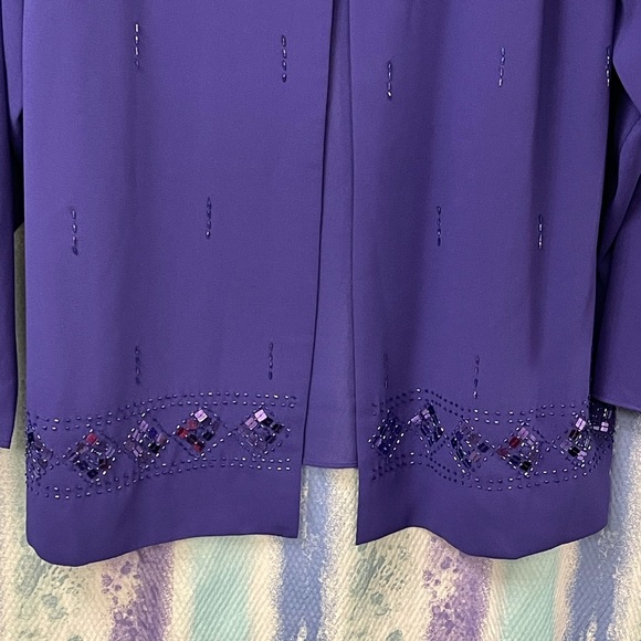 Violet Monteè collection long blazer jacket - Picture 3 of 13